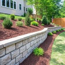 Retaining Wall Installation project 4